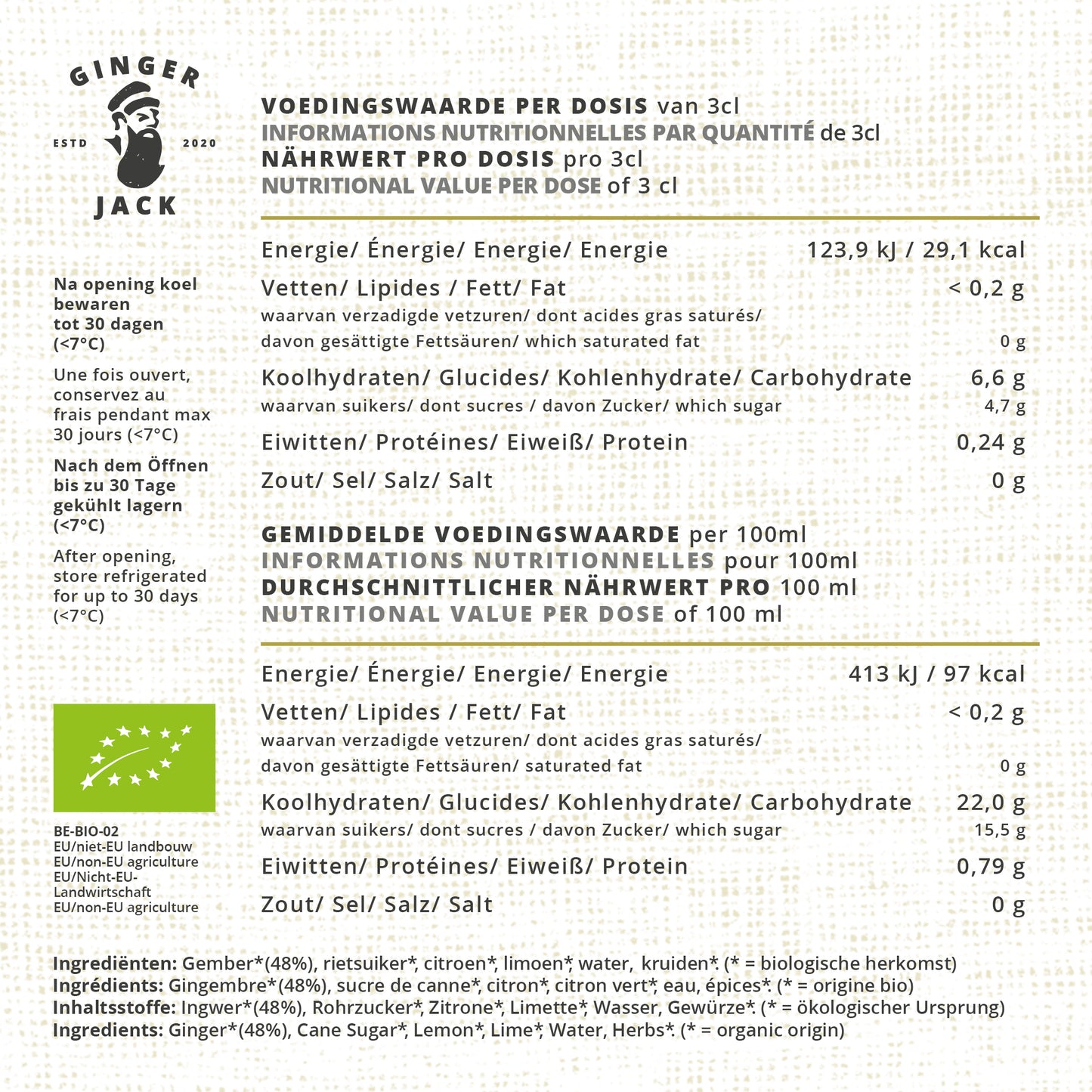 Geschenk - Ginger Jacke